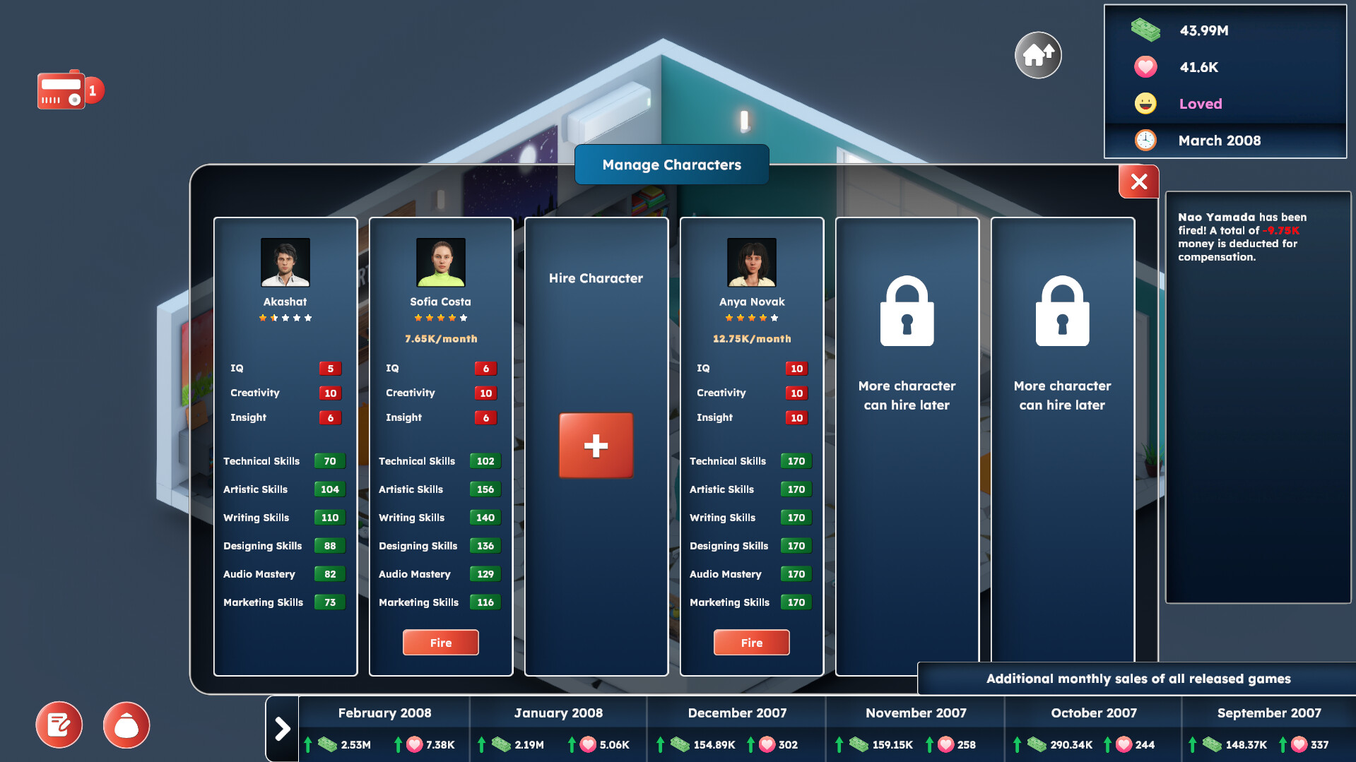 Скриншот: Game Builder Tycoon