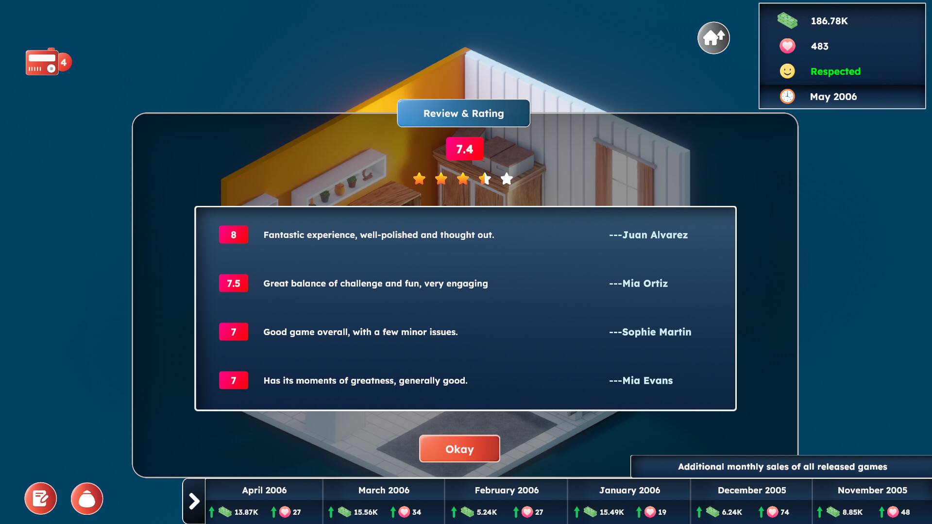 Скриншот 6: Game Builder Tycoon