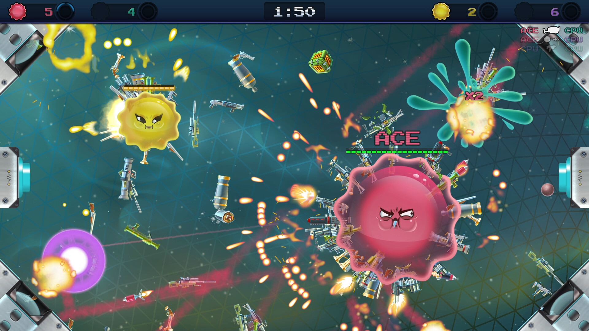 Скриншот: Armed and Gelatinous: Couch Edition