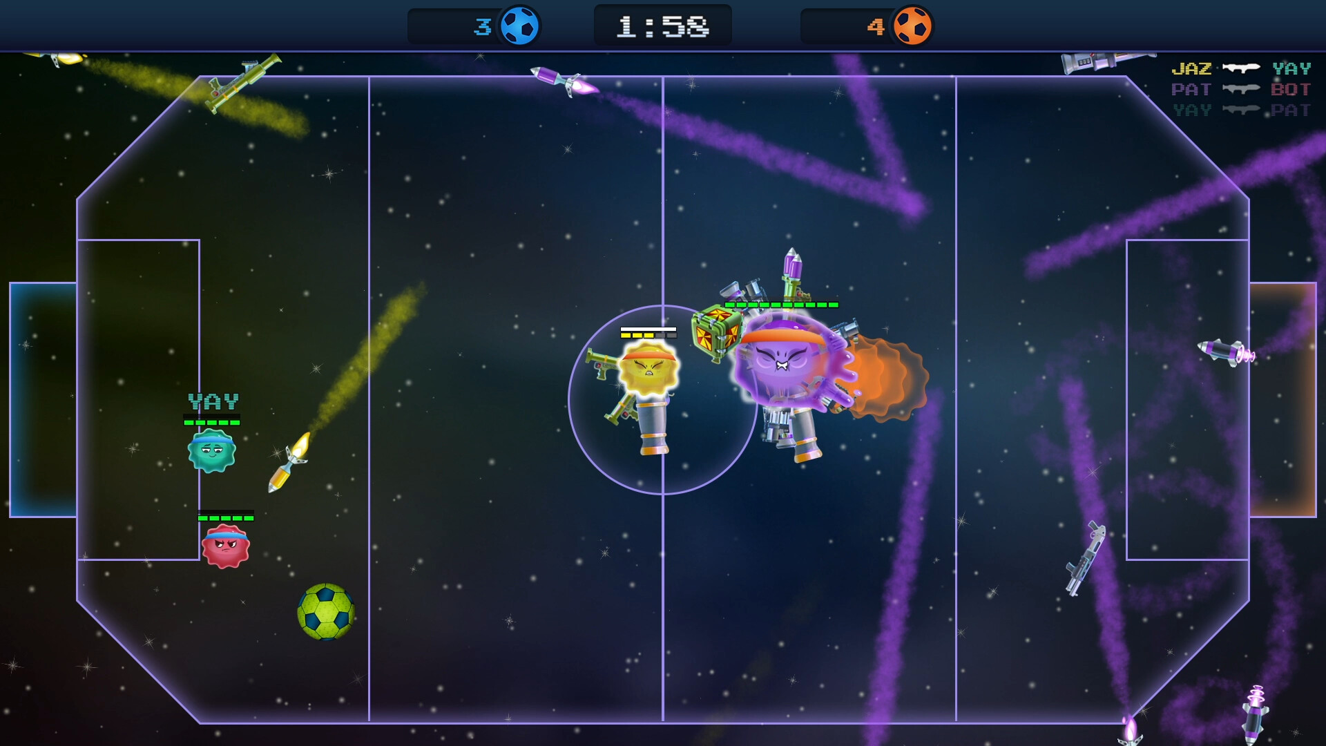 Скриншот: Armed and Gelatinous: Couch Edition