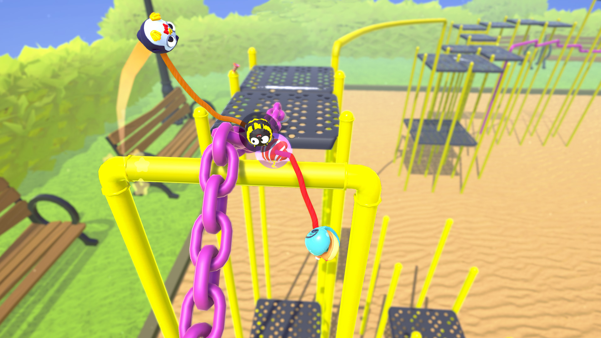 Скриншот: Fling to the Finish