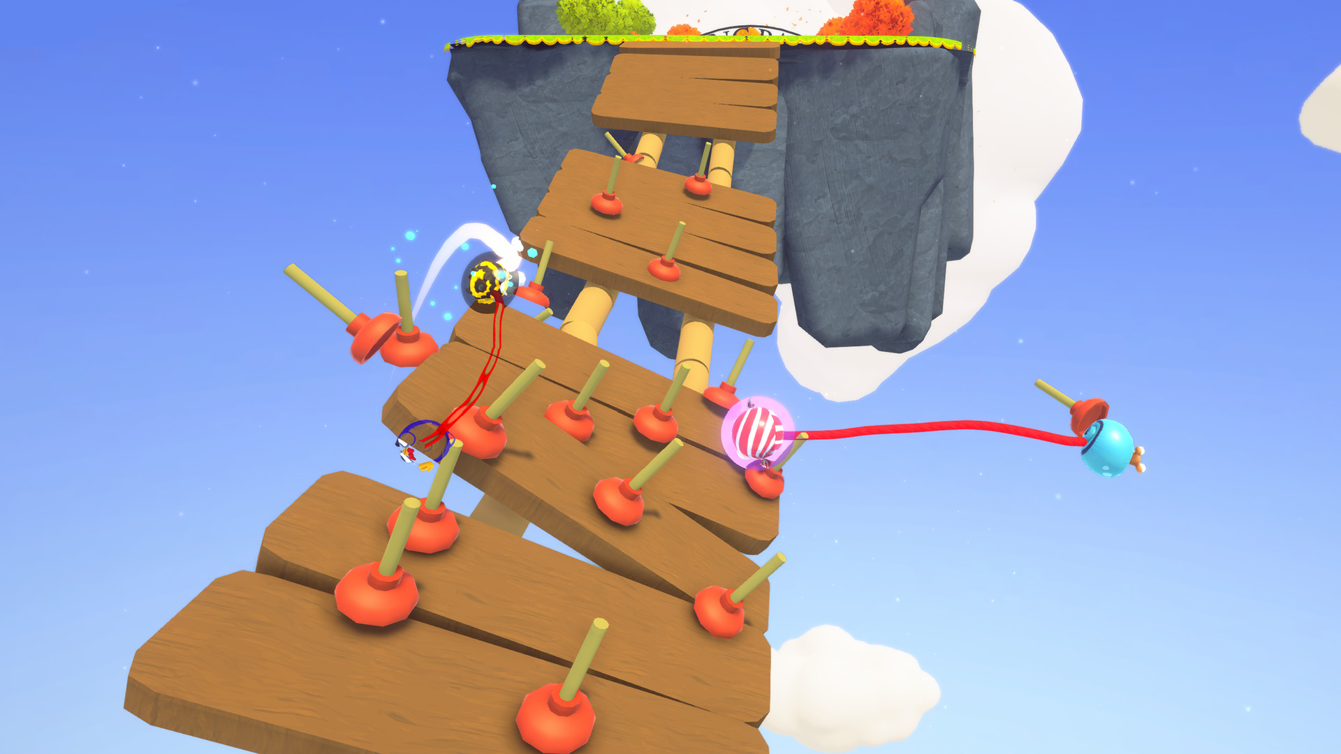 Скриншот: Fling to the Finish