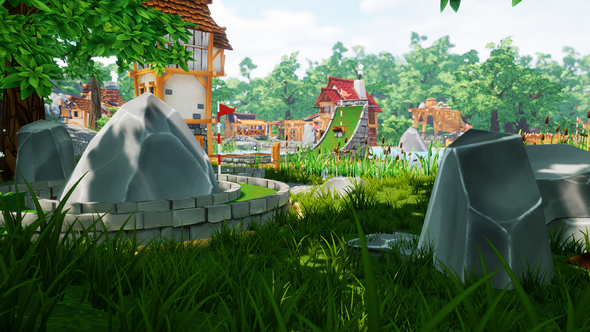 Скриншот: Golf It!