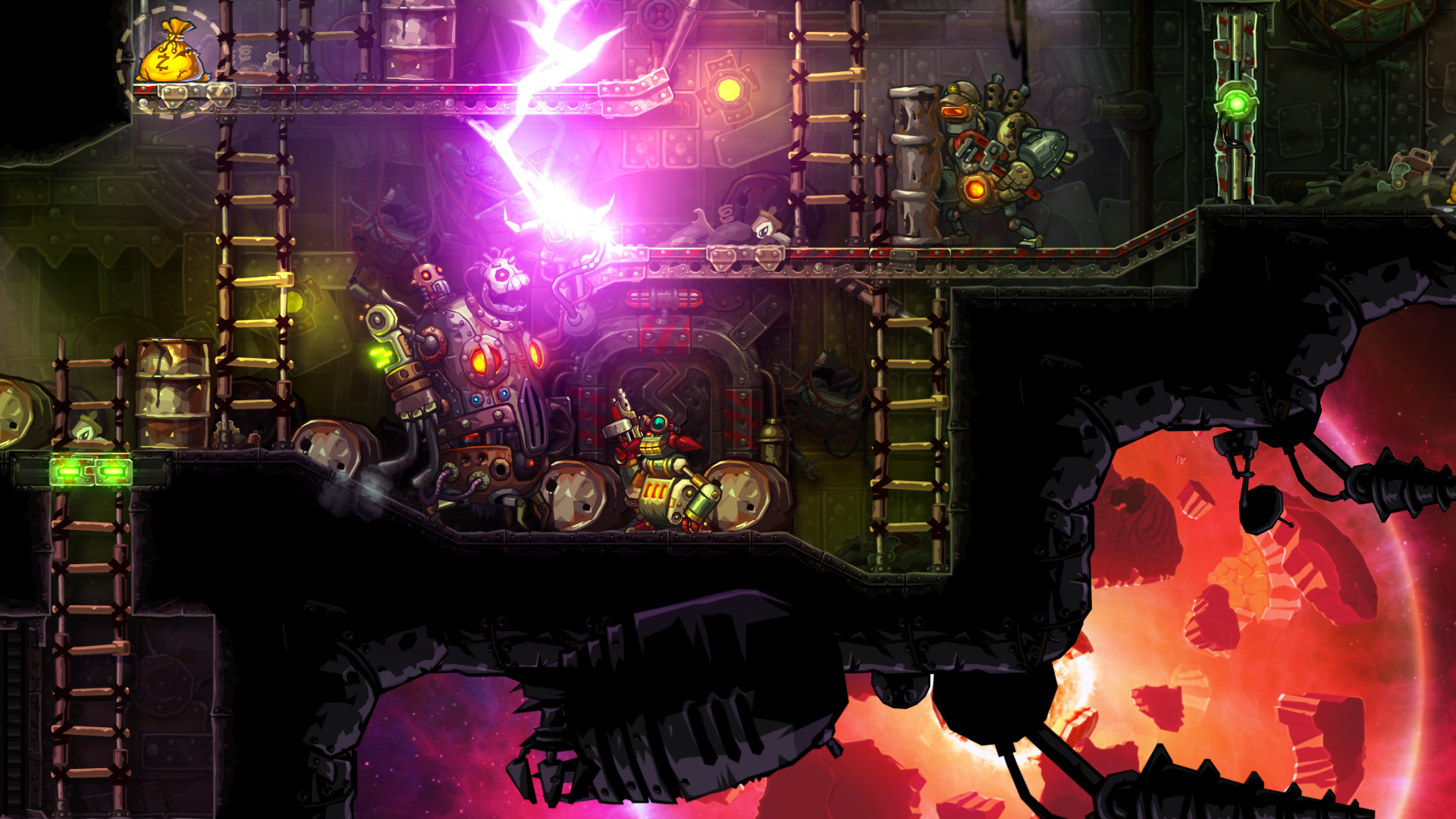 Скриншот: SteamWorld Heist