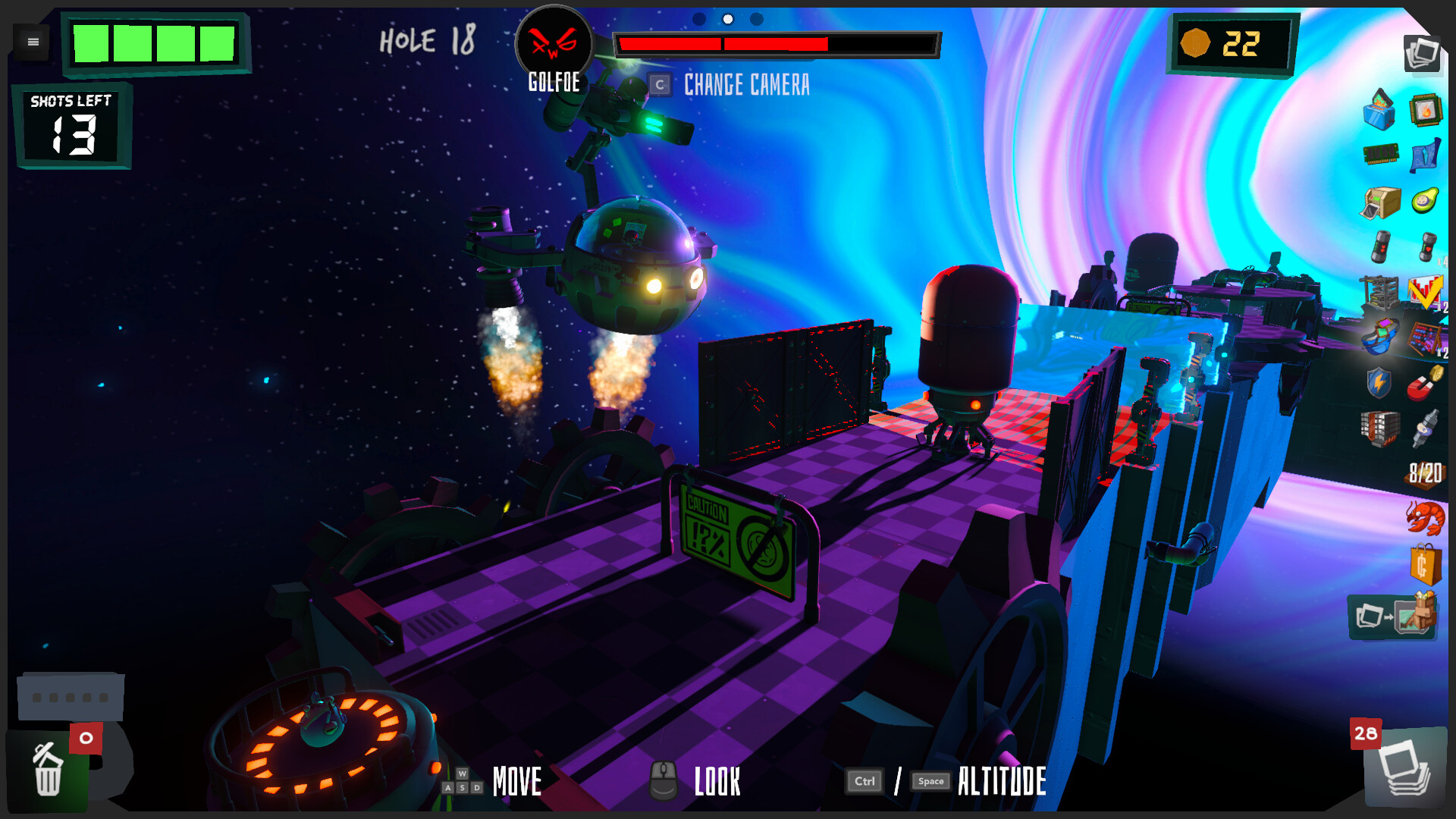 Скриншот: Golfie