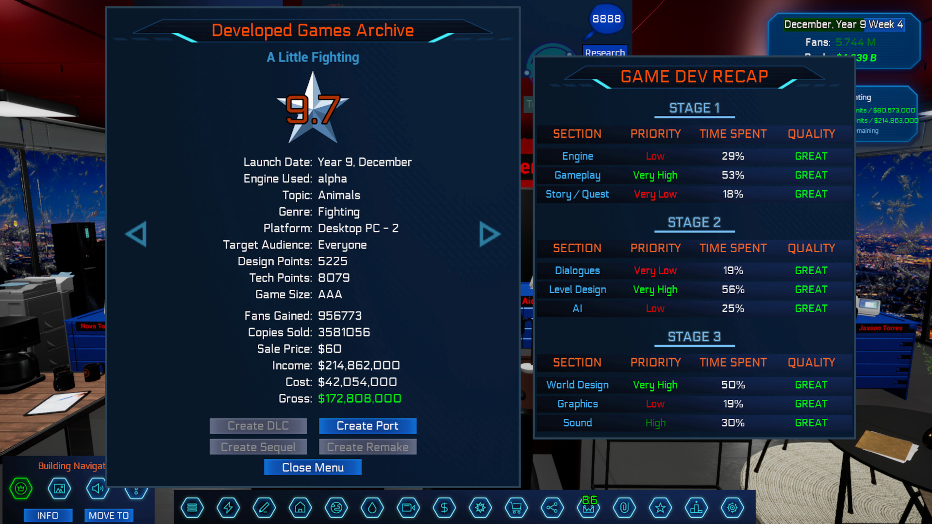 Скриншот: Game Dev Masters