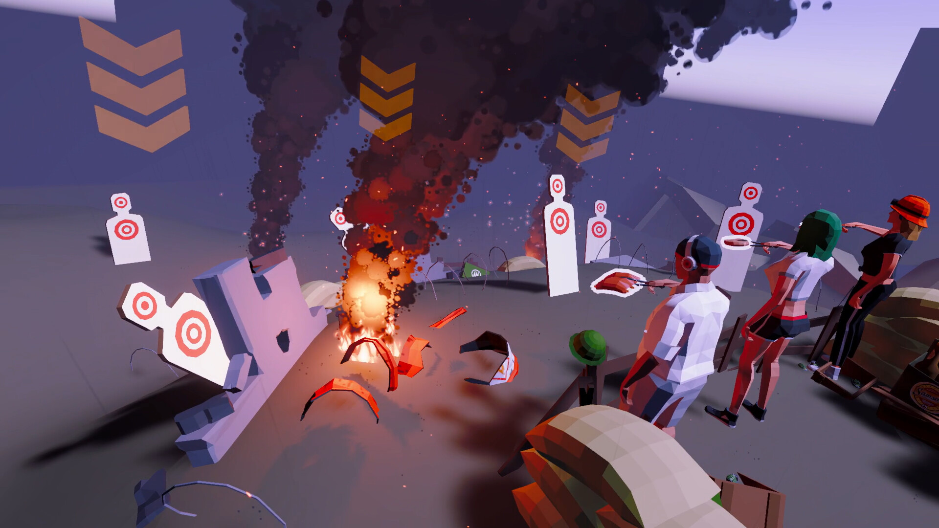 Скриншот: BBQ Simulator: The Squad