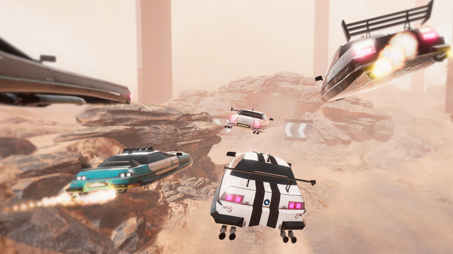 Скриншот: Hovercars 3077: Underground racing