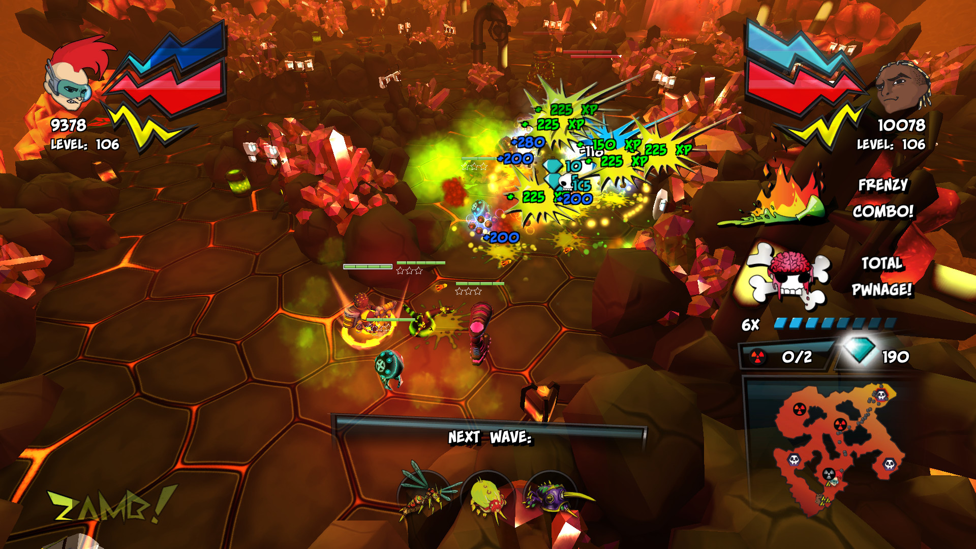 Скриншот: ZAMB! Endless Extermination