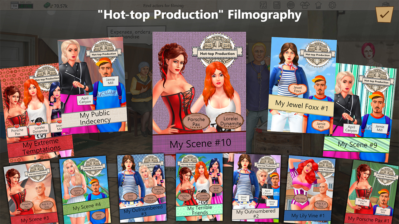 Скриншот 24: Porno Studio Tycoon