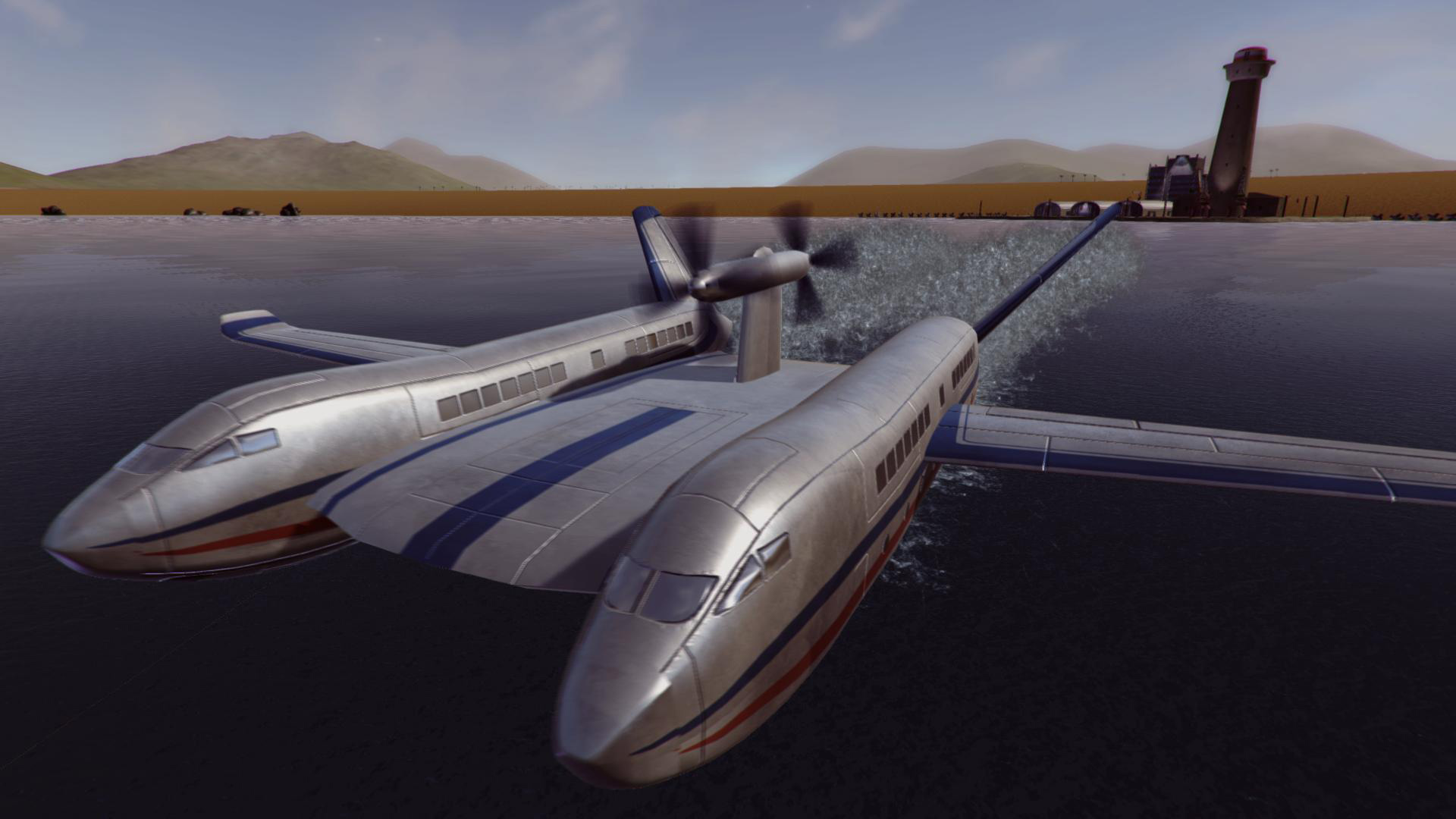 Скриншот: Soviet Monsters: Ekranoplans