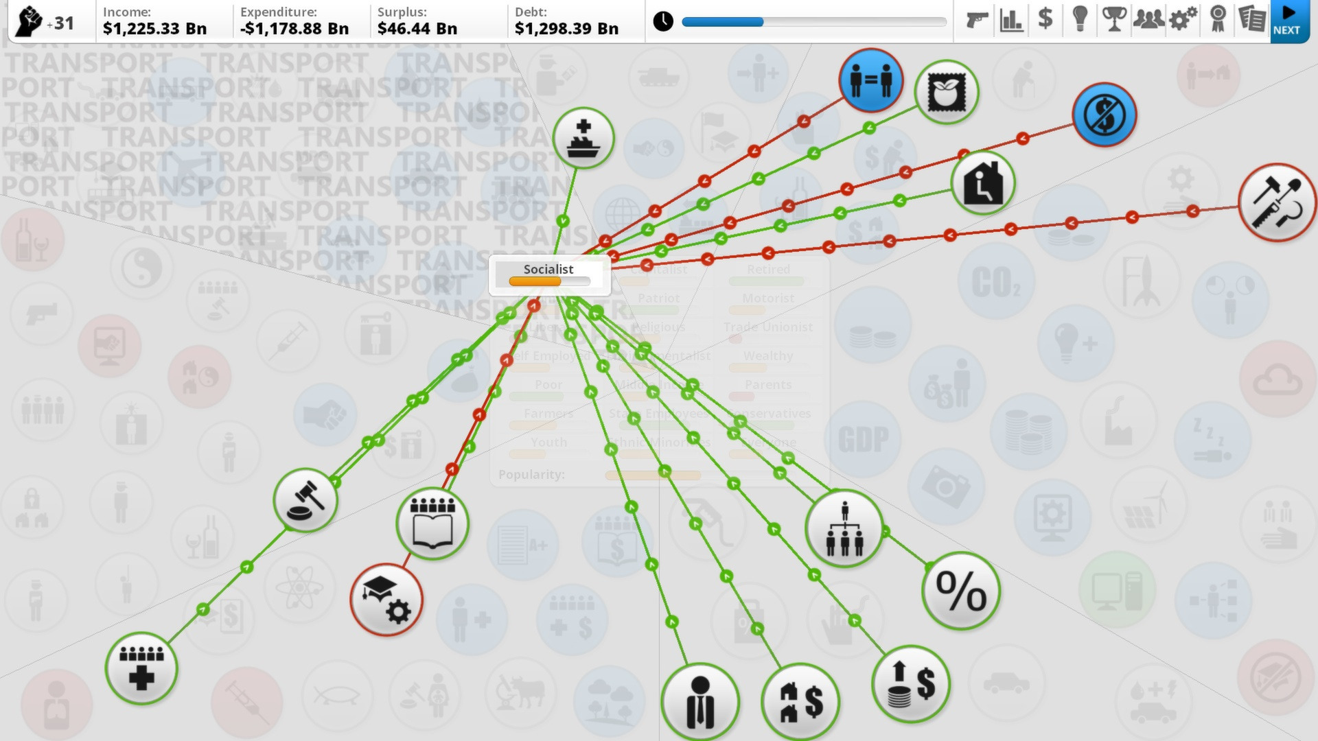 Скриншот: Democracy 3