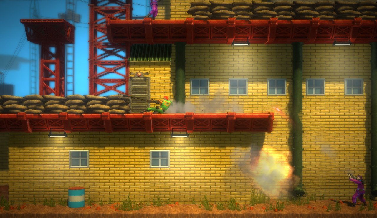 Скриншот: Bionic Commando: Rearmed