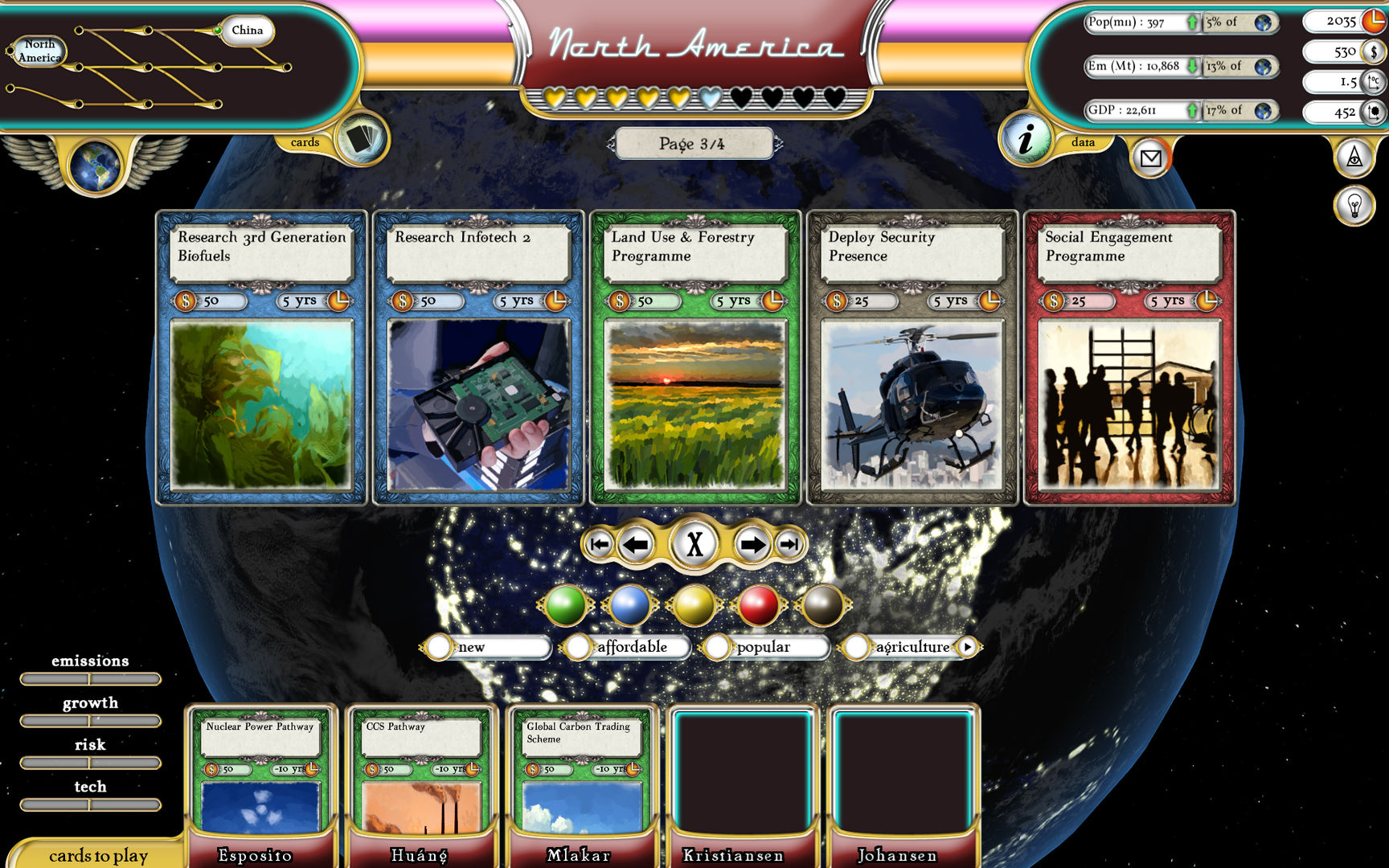 Скриншот: Fate of the World