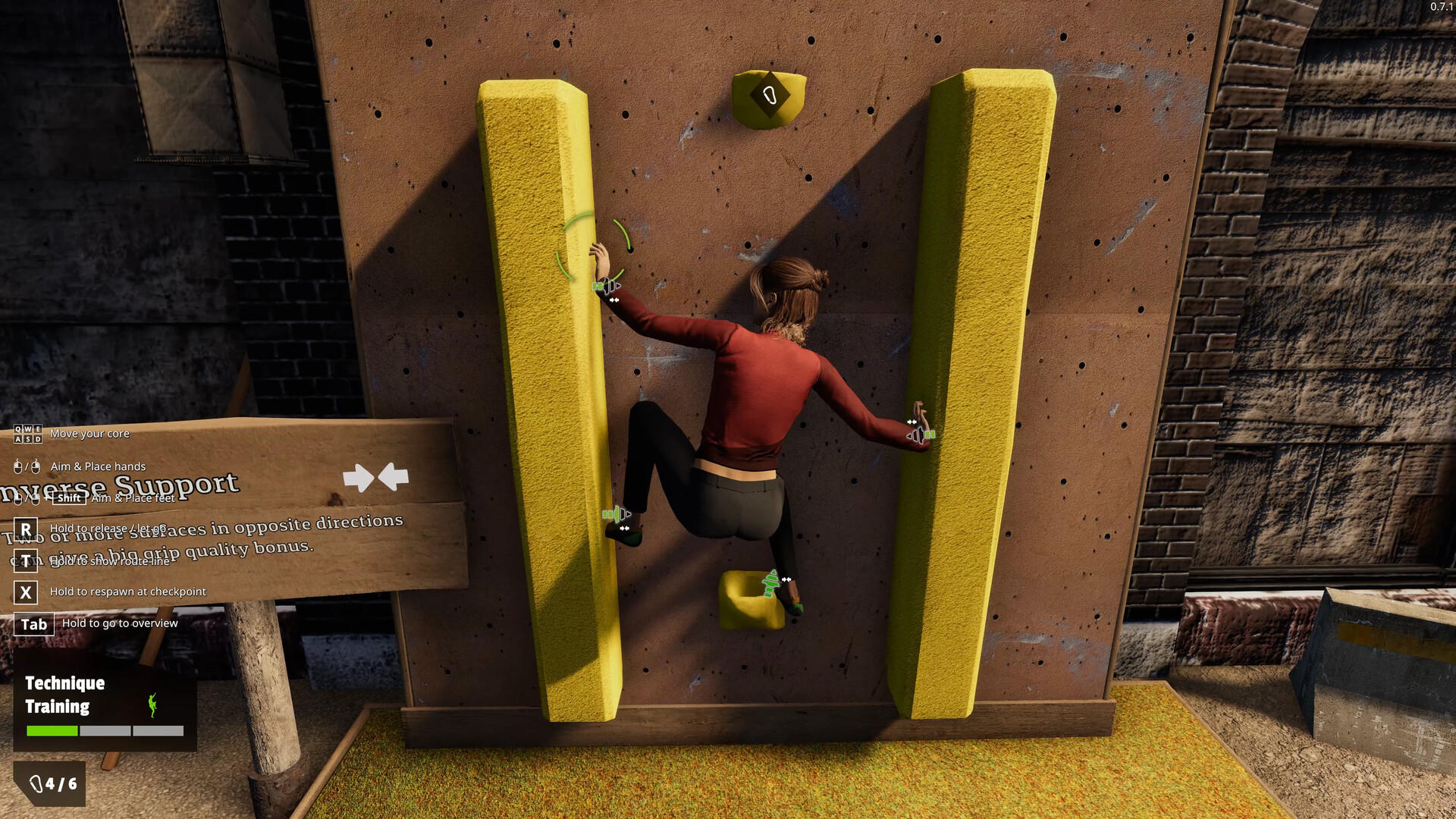 Скриншот: New Heights: Realistic Climbing and Bouldering