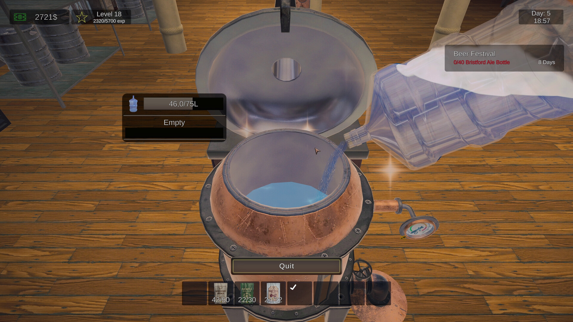 Скриншот: Beer Manufacture Simulator