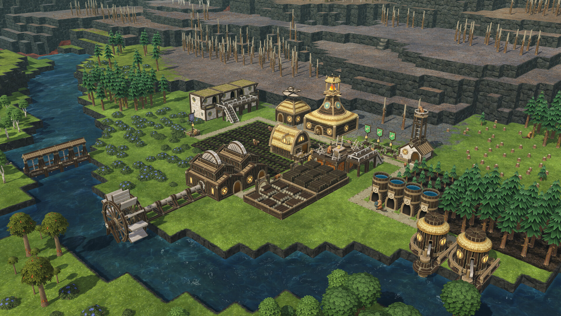 Скриншот: Timberborn