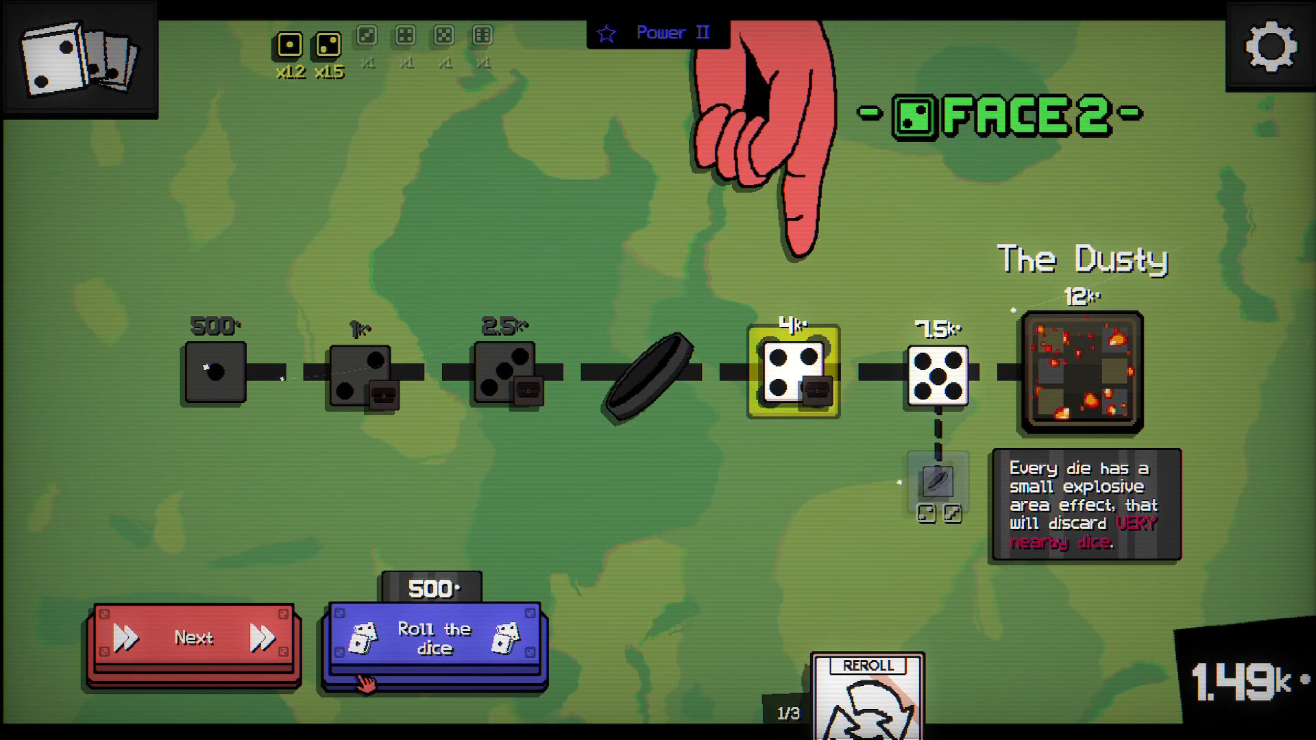 Скриншот: Dice A Million