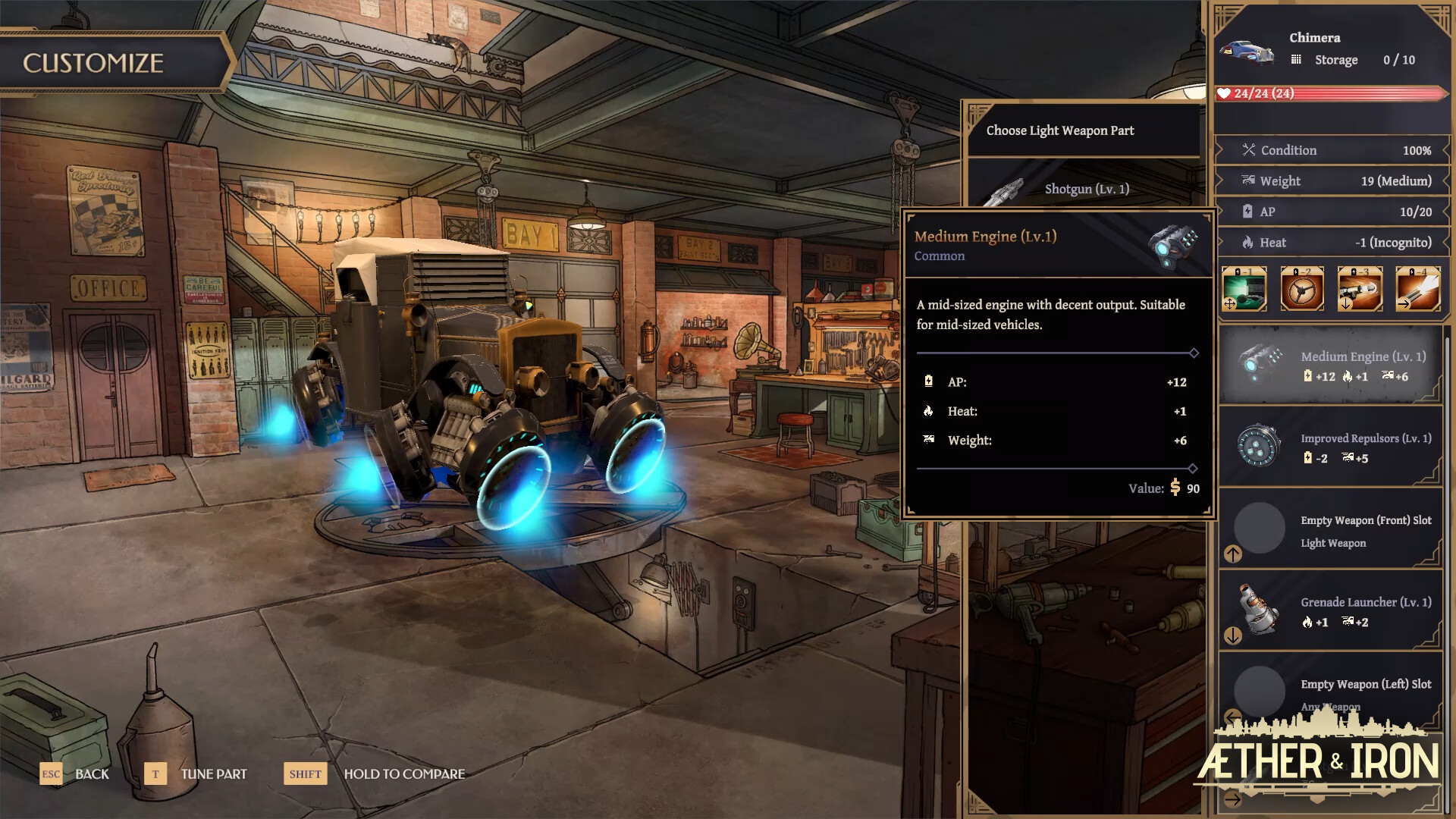 Скриншот: Aether & Iron