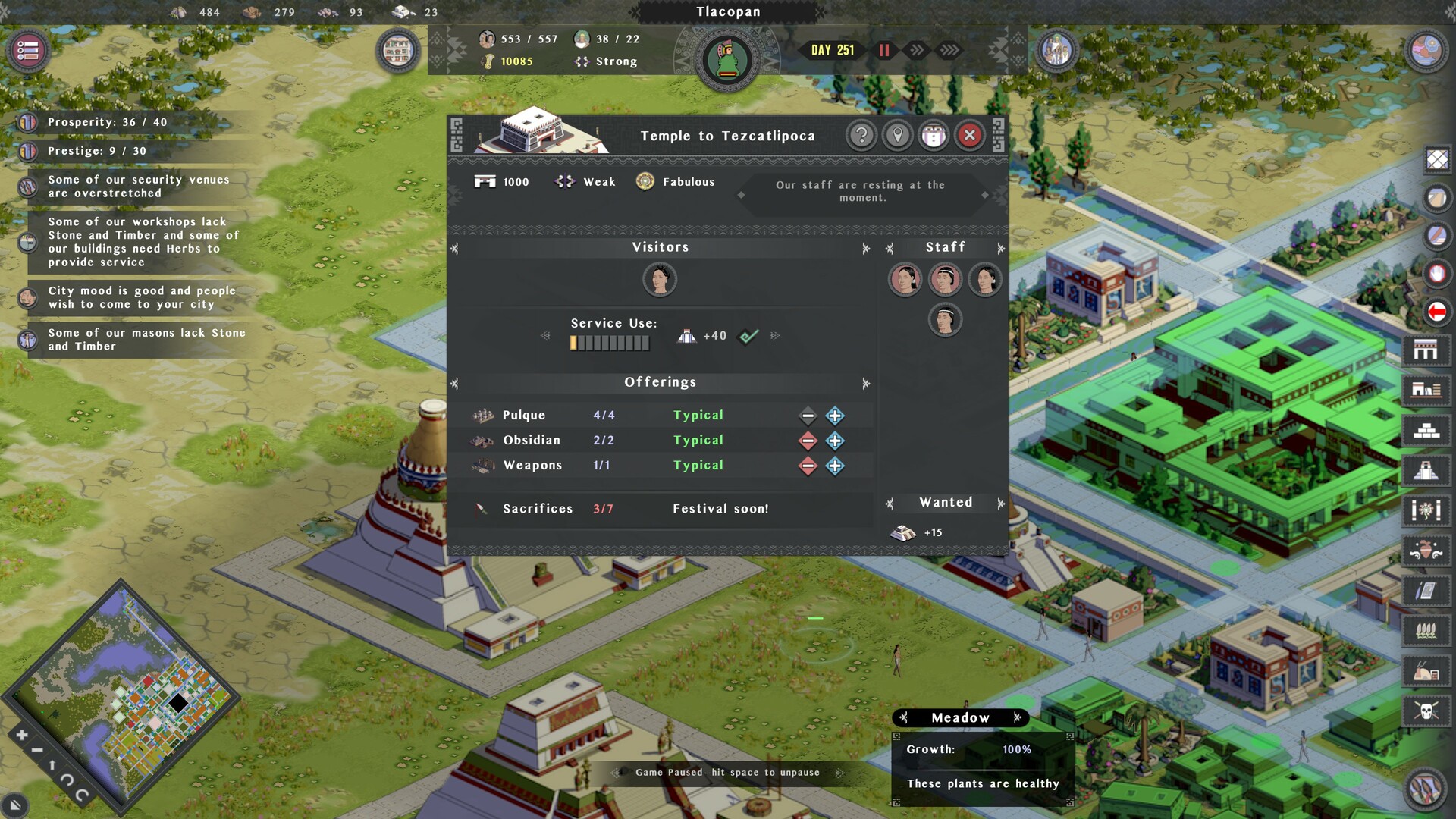 Скриншот 16: Tlatoani: Aztec Cities