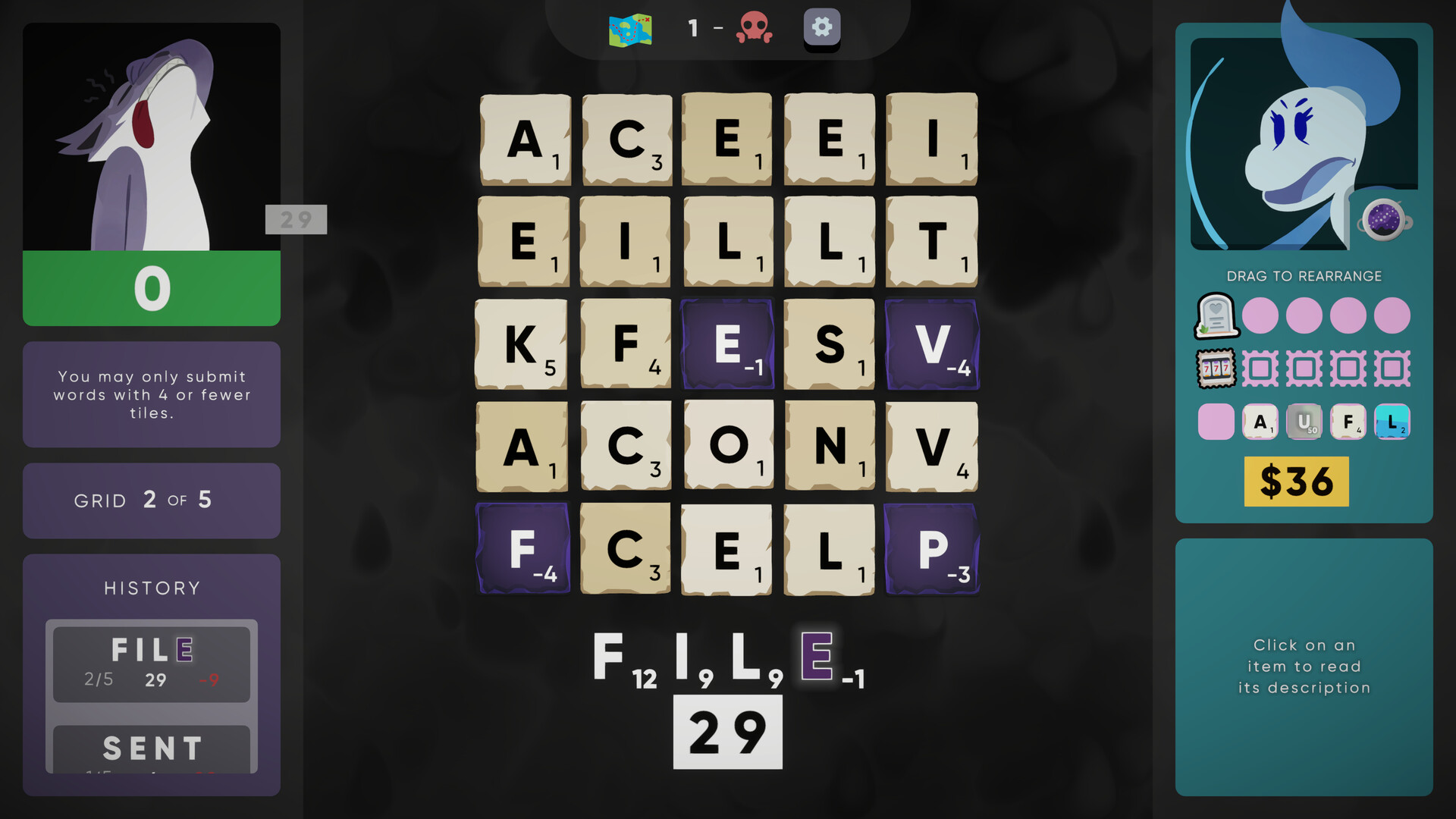 Скриншот 8: Cursed Words: The Word Game That Isn't
