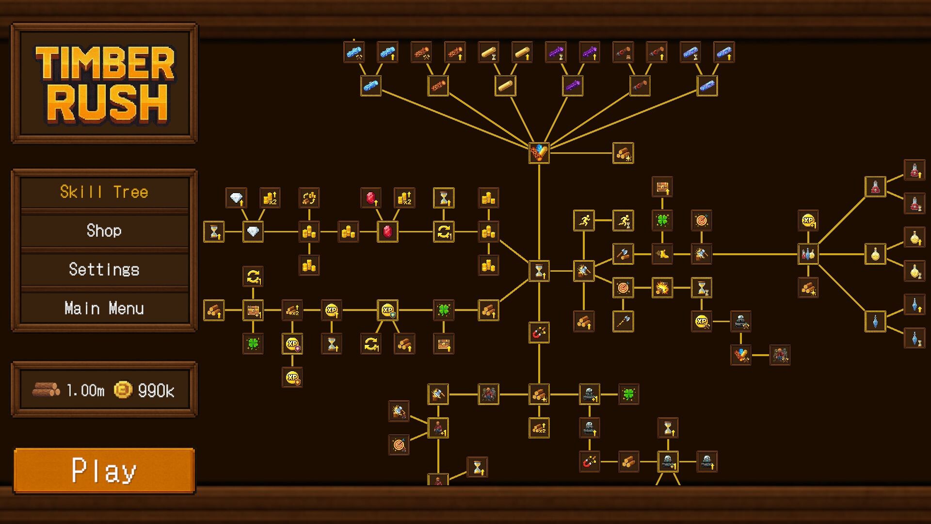 Скриншот: Timber Rush