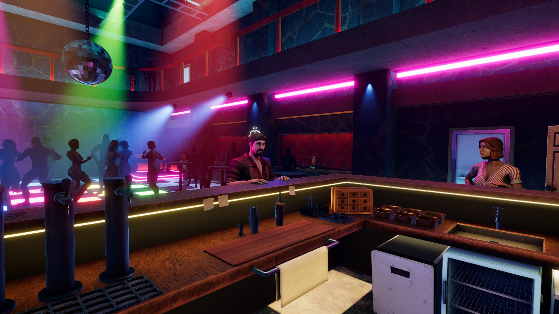 Скриншот: Under the Disco Lights - 80's Bar Simulator