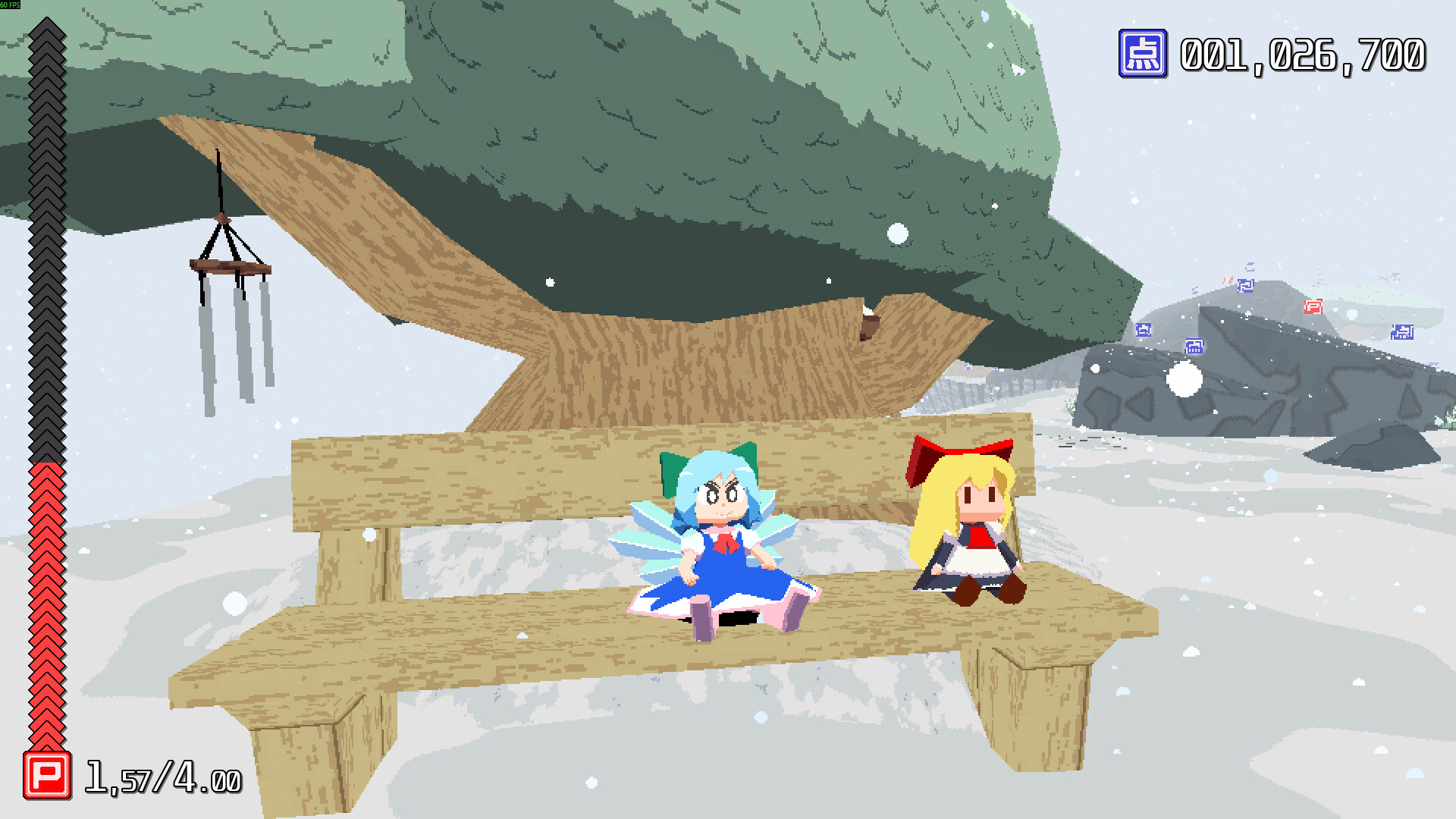 Скриншот: Cirno! Lifts a Boulder