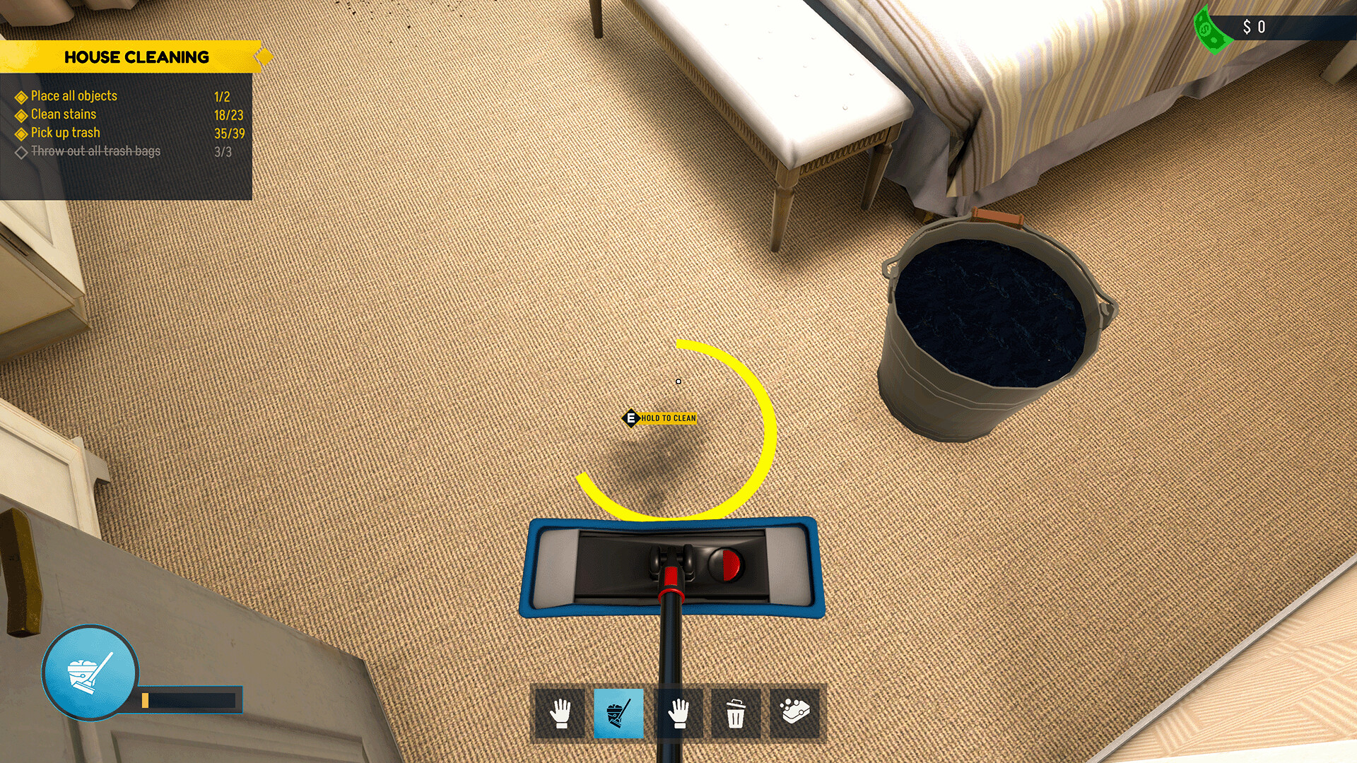 Скриншот: House Cleaner Simulator