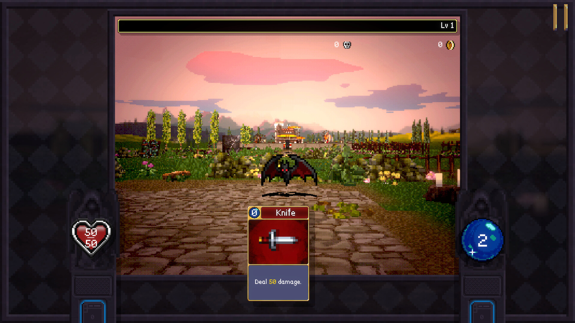 Скриншот: Vampire Crawlers: The Turbo Wildcard from Vampire Survivors