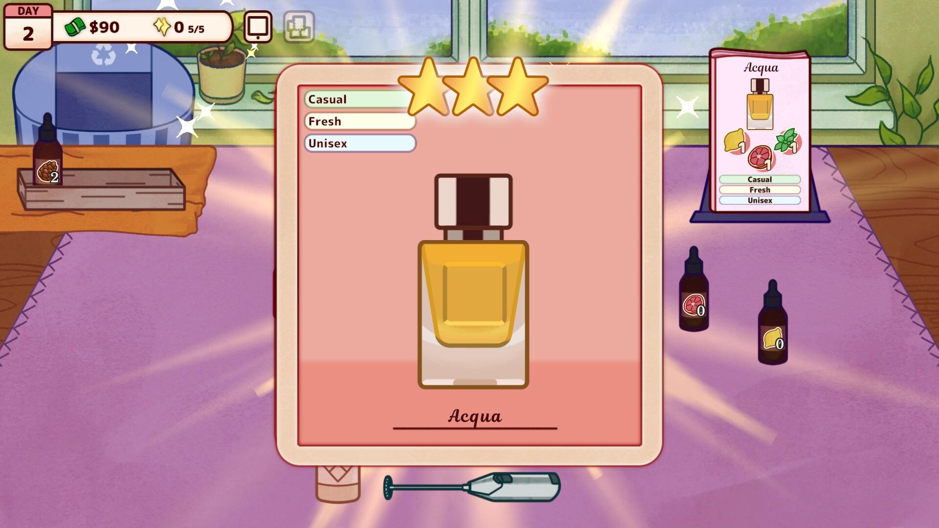 Скриншот: Perfume Atelier