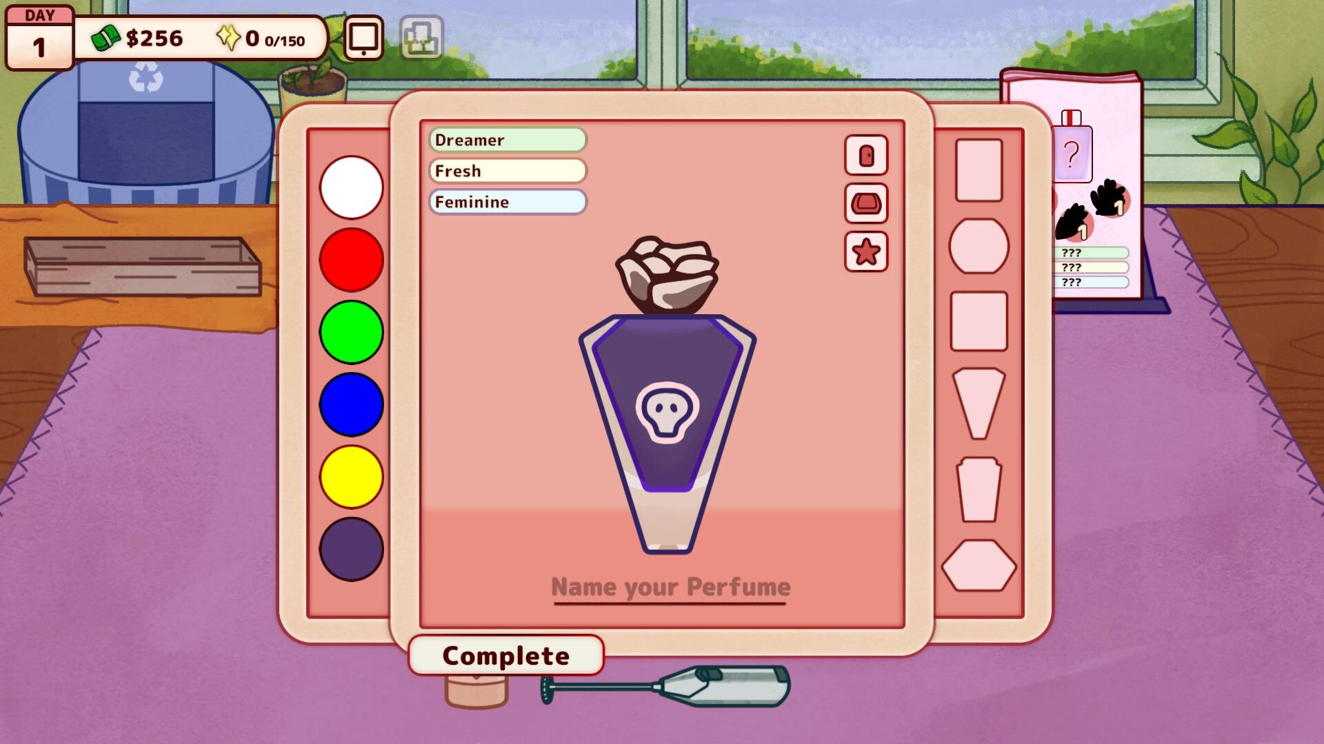 Скриншот: Perfume Atelier