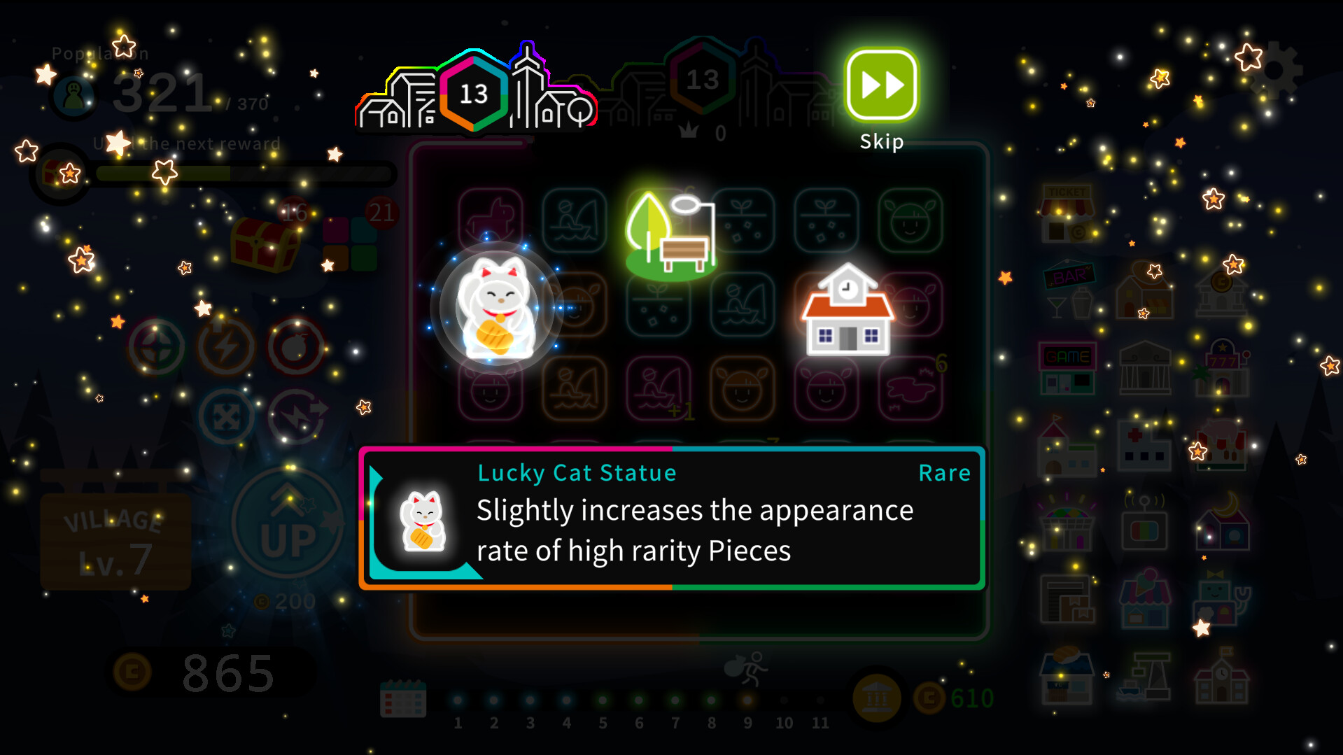 Скриншот: Neon Village