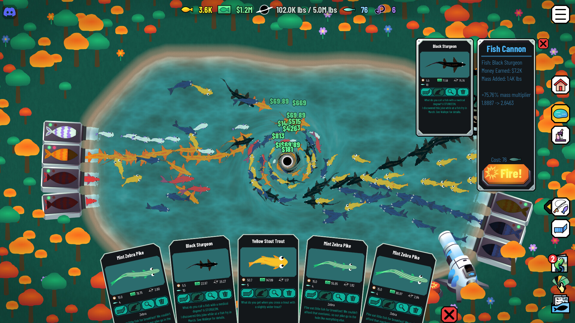 Скриншот 12: Black Hole Fishing