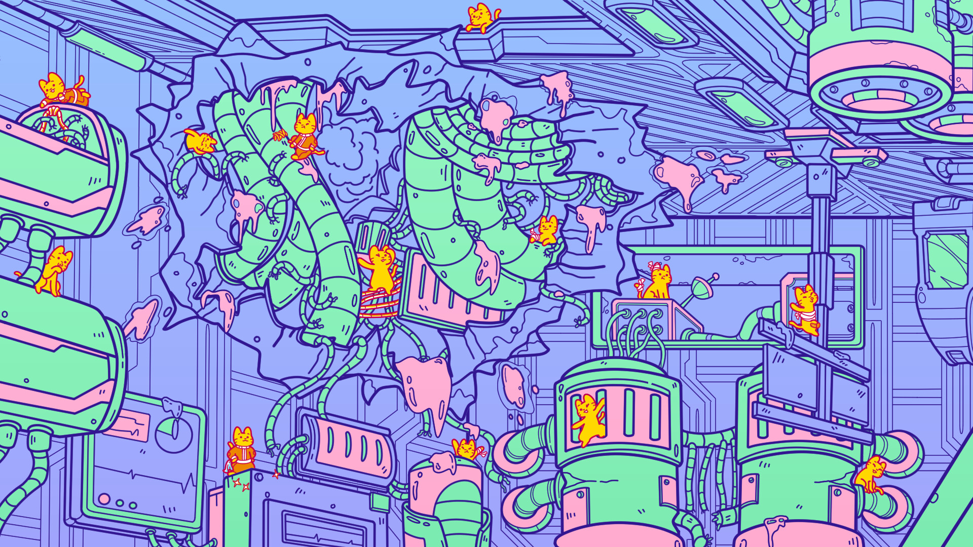 Скриншот: A Planet Full of Cats