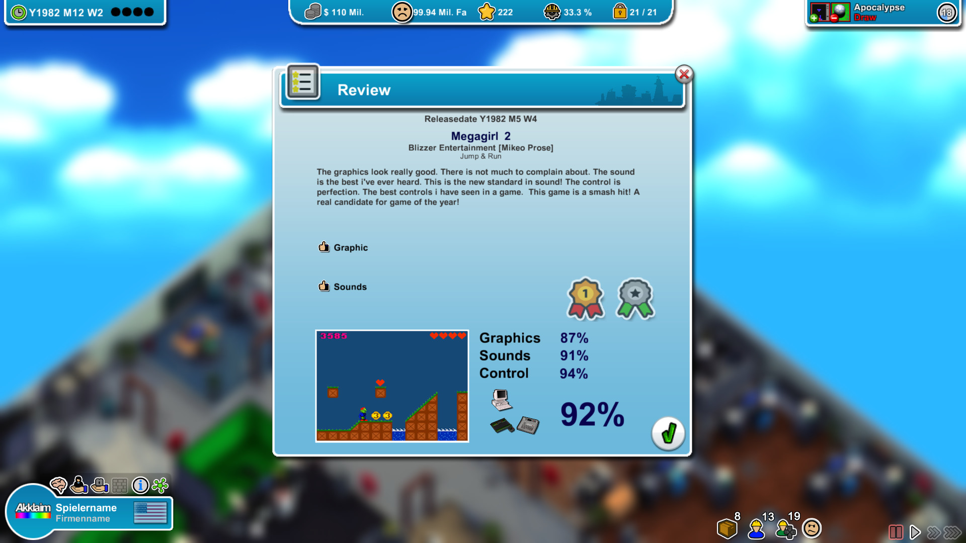 Скриншот 6: Mad Games Tycoon