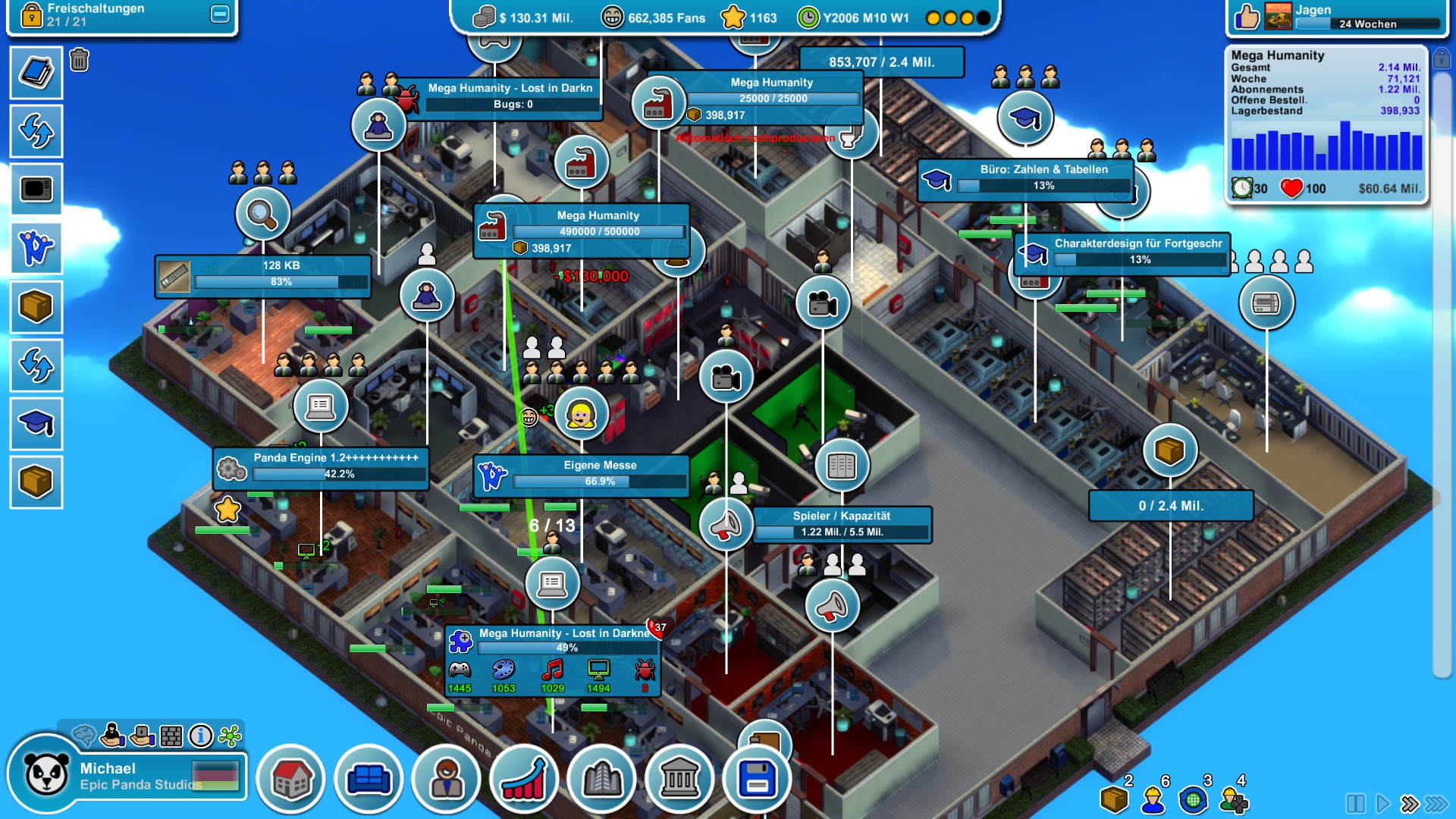 Скриншот 7: Mad Games Tycoon