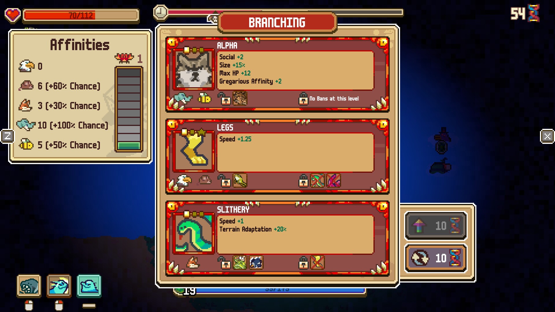 Скриншот 13: Everything is Crab: The Animal Evolution Roguelite
