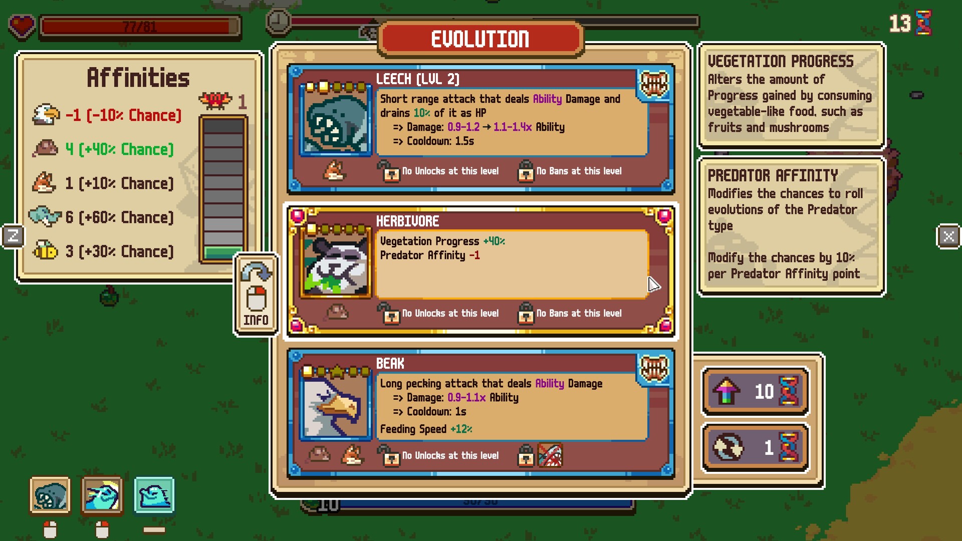 Скриншот 6: Everything is Crab: The Animal Evolution Roguelite