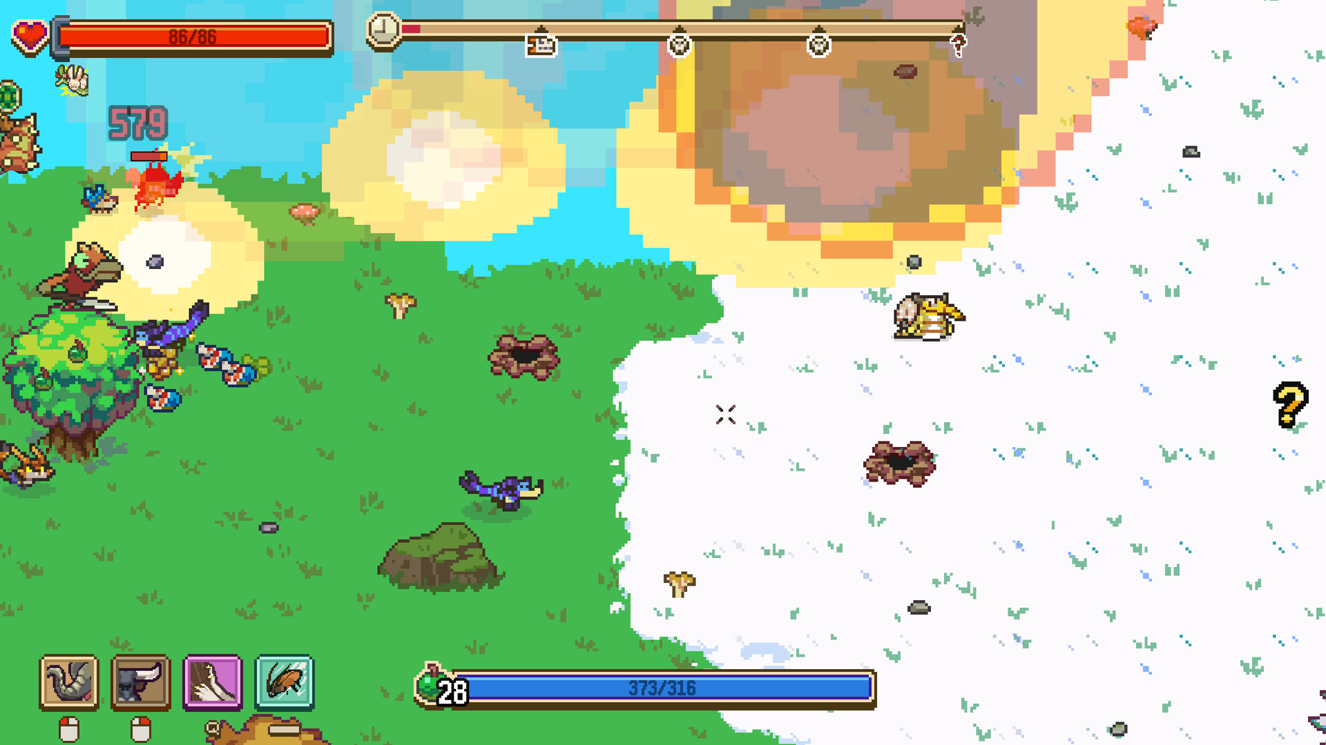 Скриншот 8: Everything is Crab: The Animal Evolution Roguelite