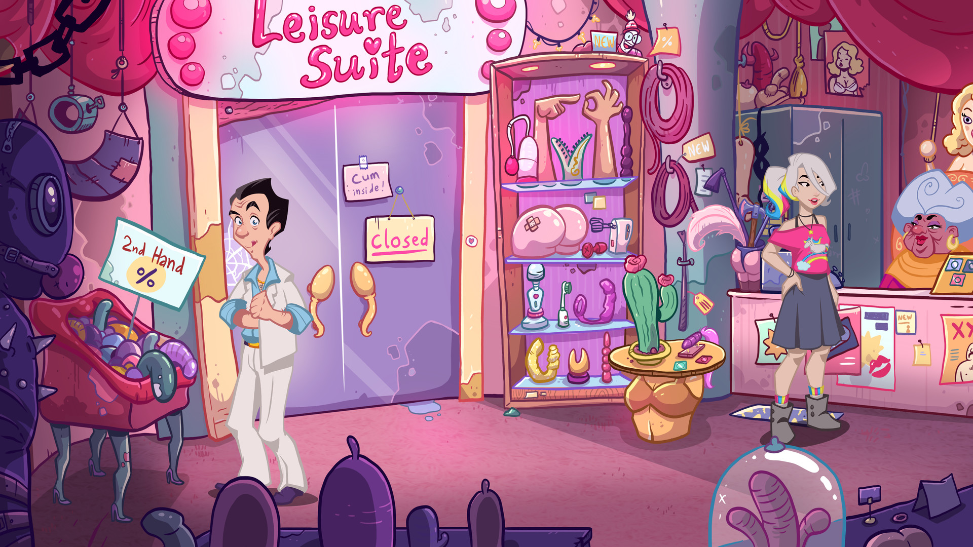 Скриншот: Leisure Suit Larry - Wet Dreams Don't Dry