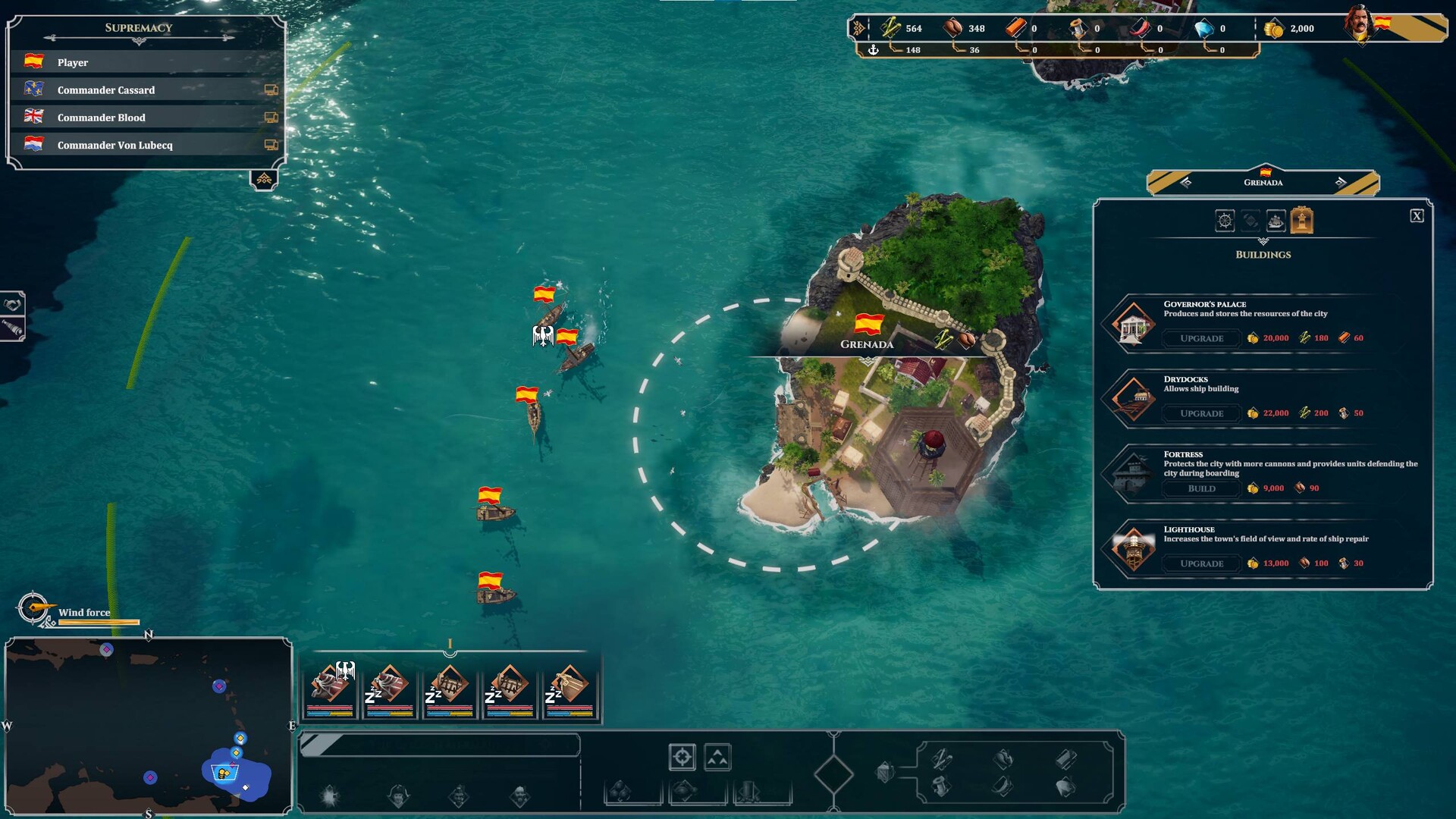 Скриншот: Corsairs - Battle of the Caribbean