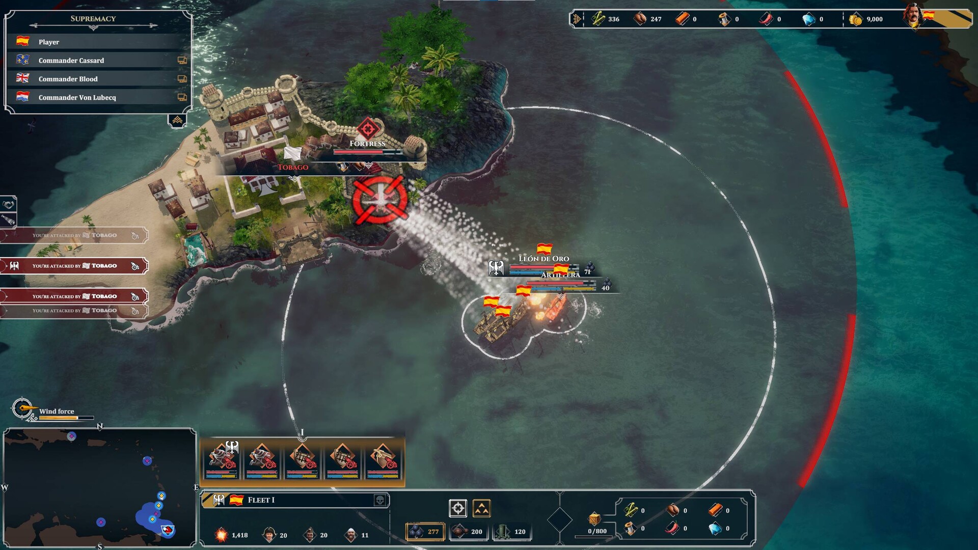 Скриншот: Corsairs - Battle of the Caribbean