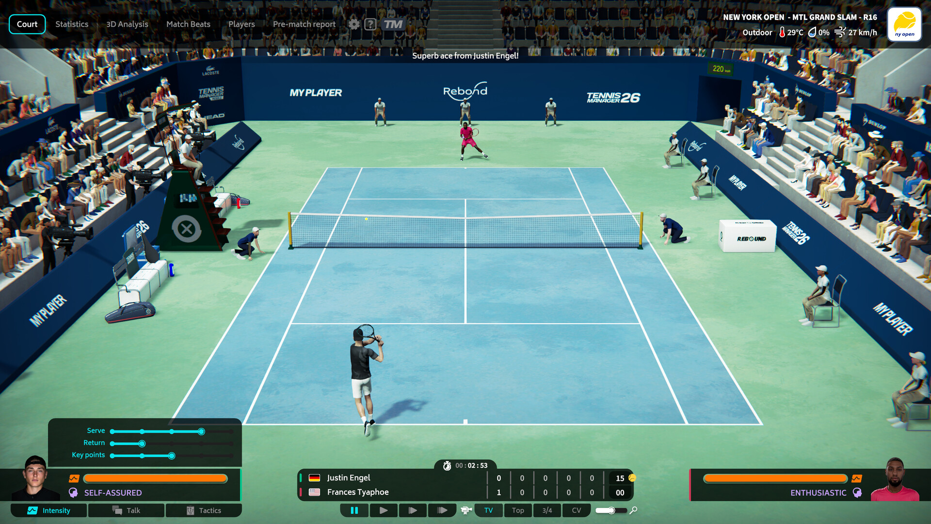 Скриншот: Tennis Manager 26