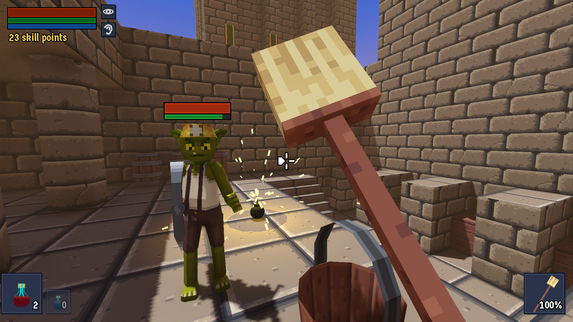 Скриншот: The Adventures of Sir Kicksalot