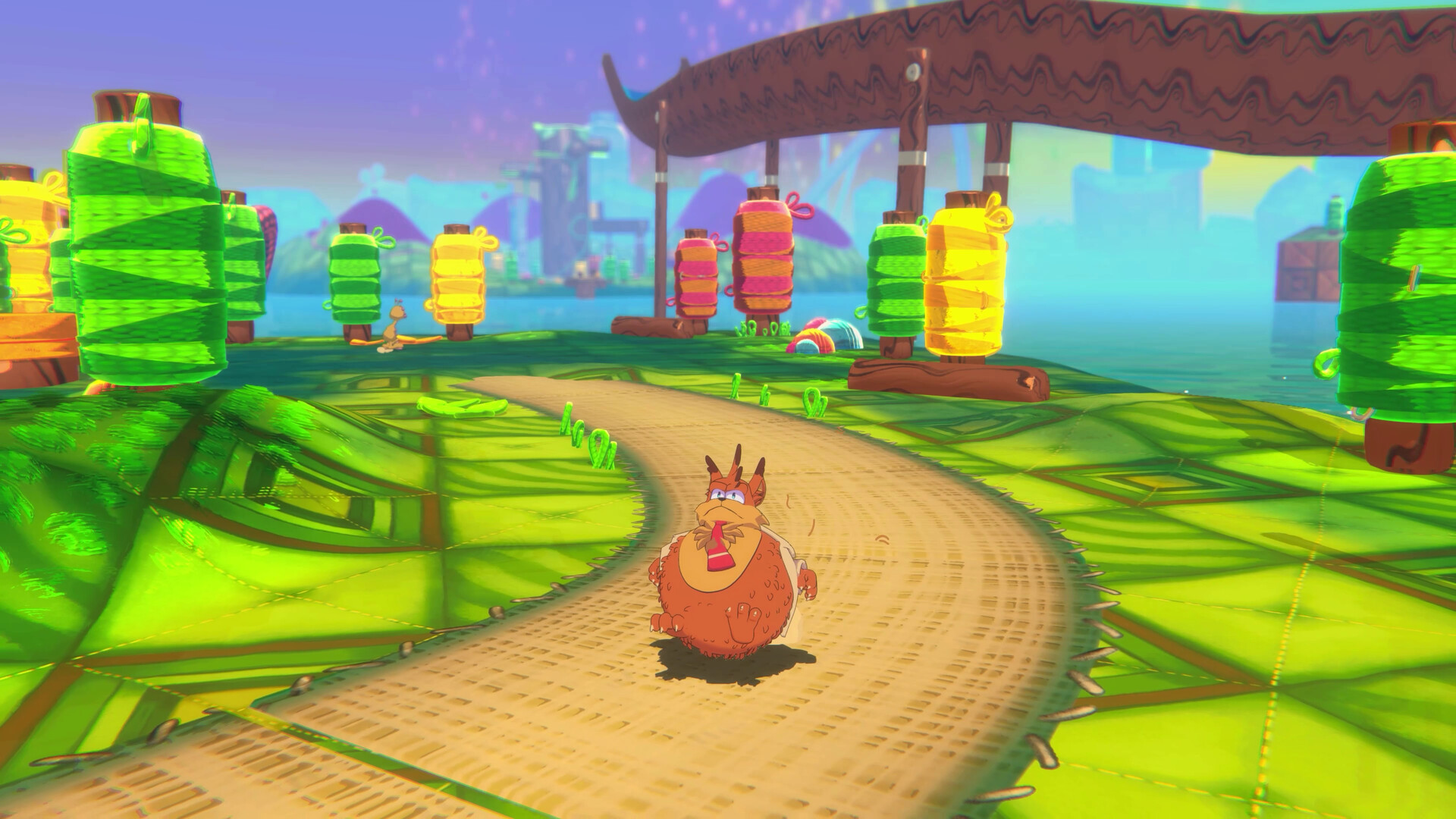 Скриншот: Bubsy 4D