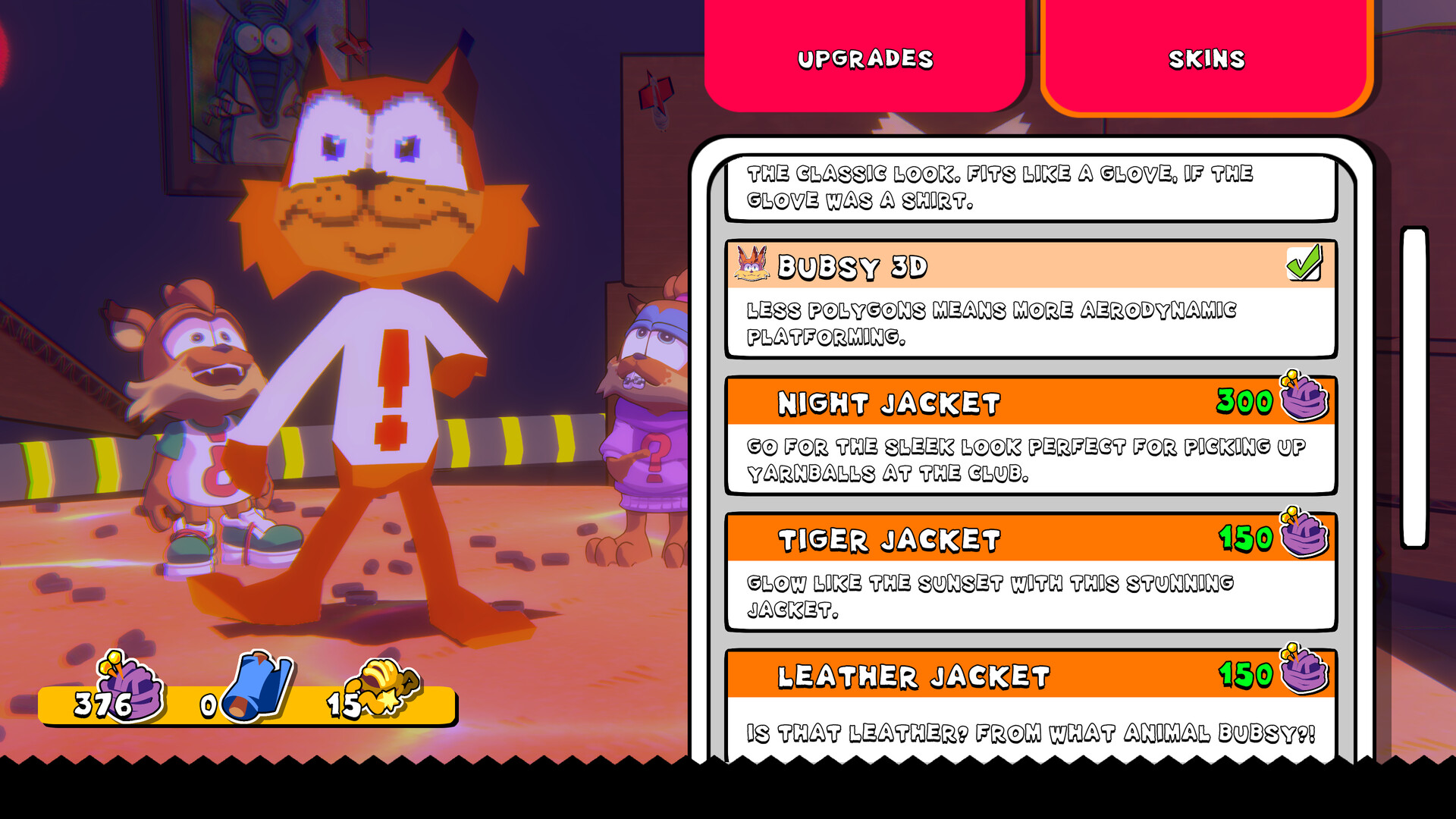 Скриншот: Bubsy 4D