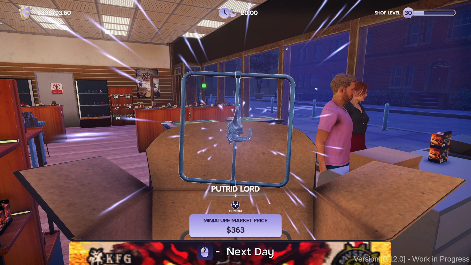 Скриншот: Tabletop Game Shop Simulator