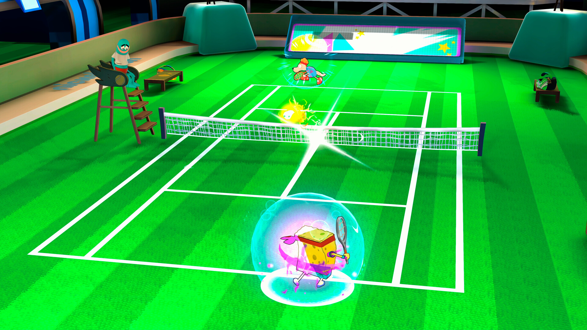 Скриншот: Nickelodeon Extreme Tennis: Next!
