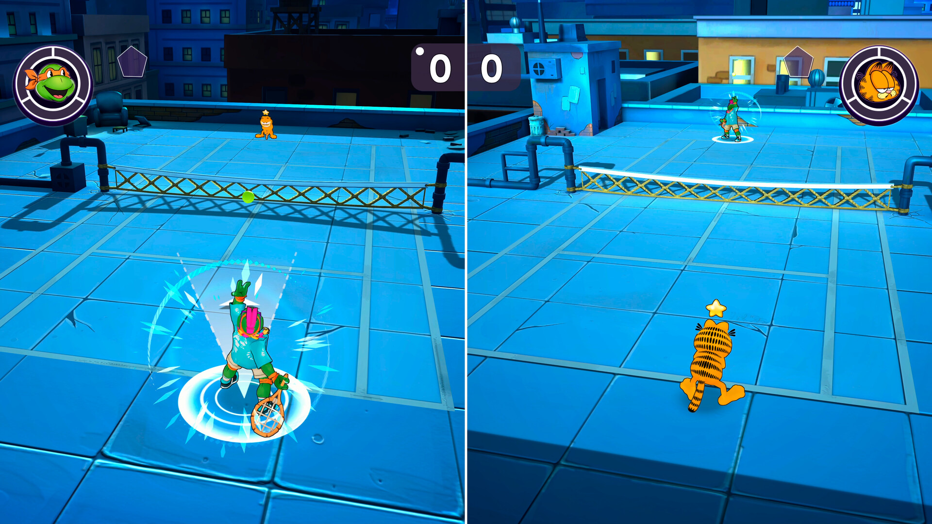 Скриншот: Nickelodeon Extreme Tennis: Next!